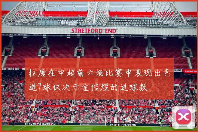 拉唐在中超前六场比赛中表现出色进7球仅次于金信煜的进球数